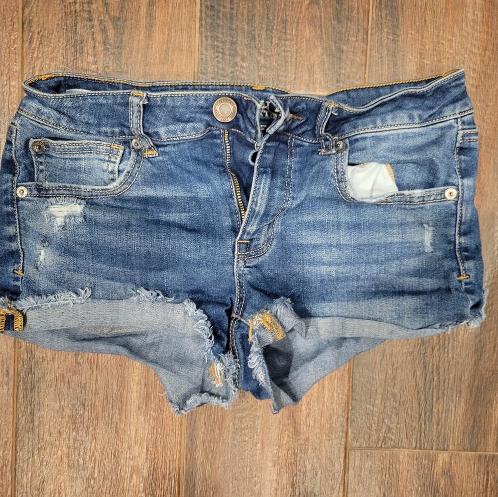 American eagle jean shorts